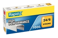 Hæfteklamme Rapid 24/6 Strong galvaniseret 1000/pk.